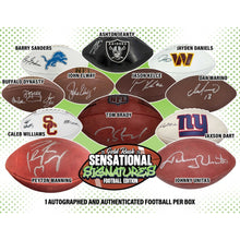 Load image into Gallery viewer, THURSDAY - 2026 Gold Rush Sensational Signatures Autographed Football Edition 8-Box Case Break - Random Checklist #1 - (2 Names Per Spot) - Live 7/23/26