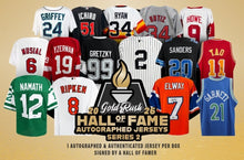 Load image into Gallery viewer, SUNDAY - 2026 Gold Rush Series 2 Hall of Fame Autographed Multi-Sport Jersey Edition 6-Box Case Break - Random Checklist #1 (4 Names Per Spot) - Live 7/12/26