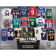 Load image into Gallery viewer, THURSDAY - 2026 Gold Rush Series 3 Hall of Fame Autographed Multi-Sport Jersey Edition 6-Box Case Break - Random Checklist #2 (4 Names Per Spot) - Live 9/24/26
