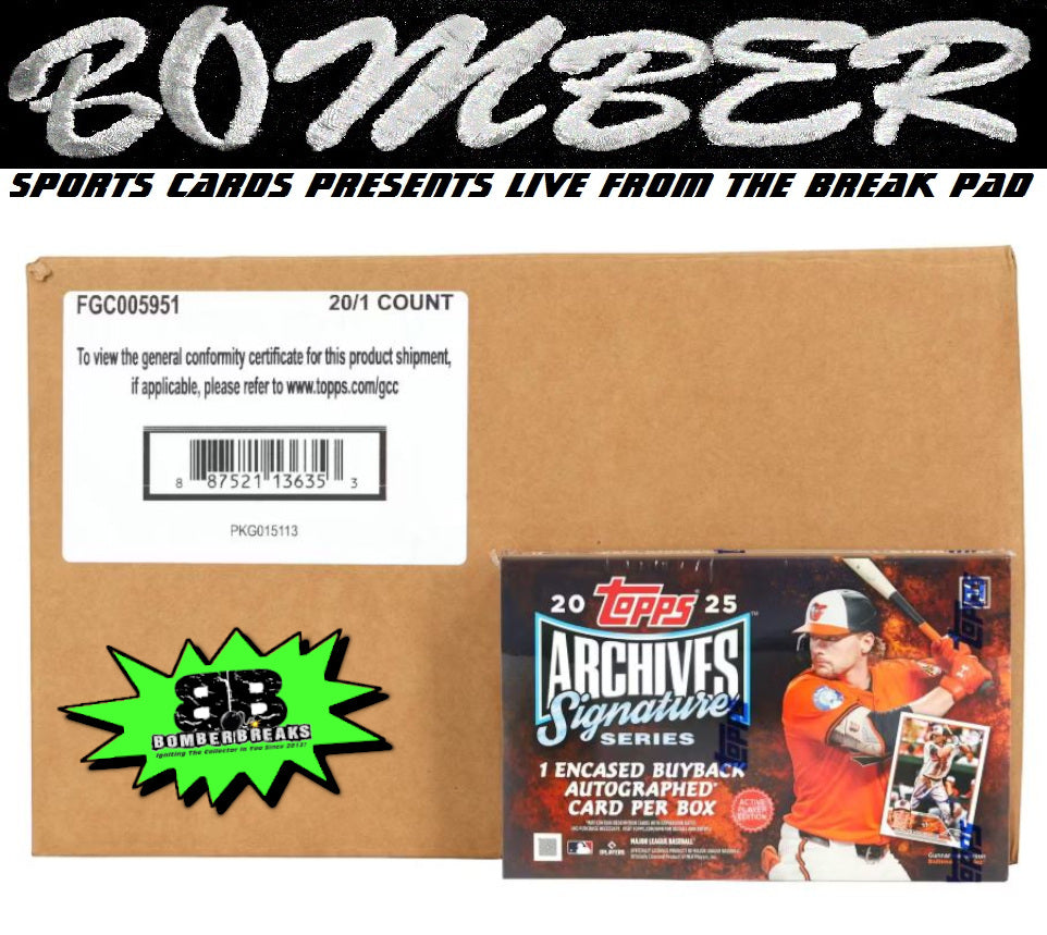 THURSDAY - 2025 Topps Archives Signature Series Active