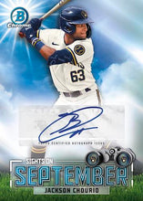 Load image into Gallery viewer, 12:25am EST - (NOW A FILLER) - THURSDAY - 2023 Bowman Baseball Hobby 12 Box Case Break - Pick Your Team #9 - Live 5/11/23