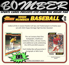 Load image into Gallery viewer, 2023 Topps Heritage High Number Baseball Hobby Box