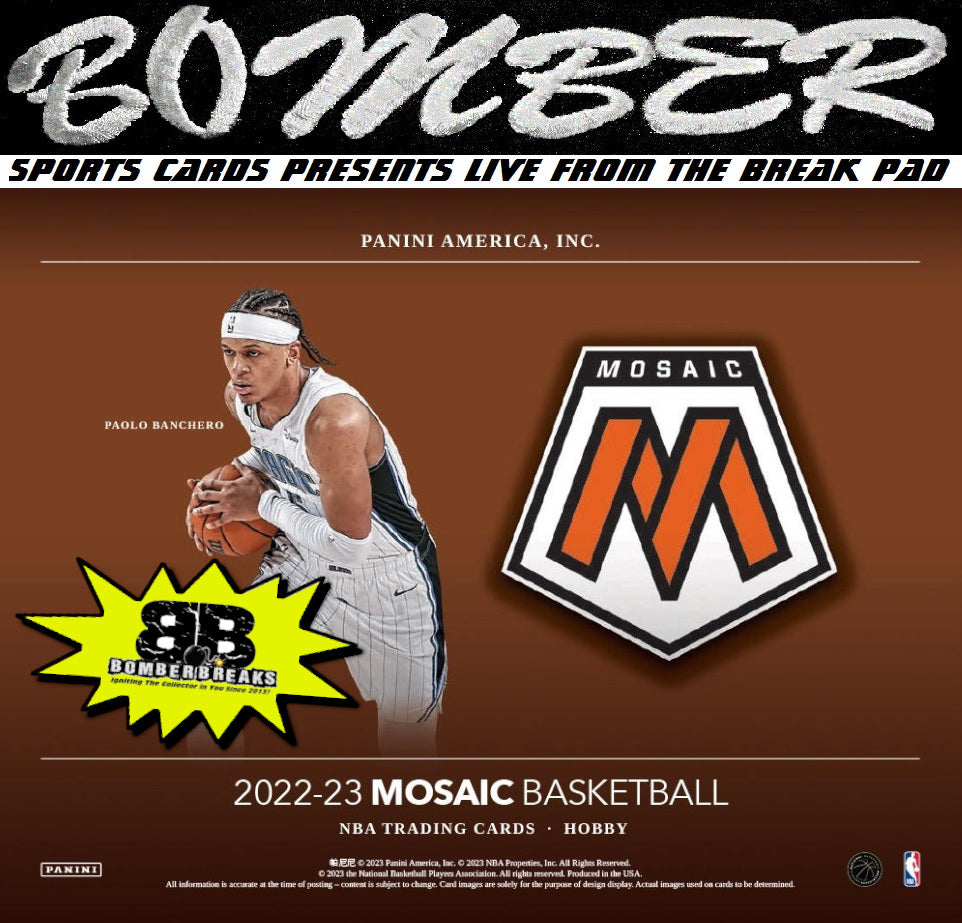 6-BOXES 2021 Mosaic Basketball Hobby -- Pick Your Team (Sunday 10