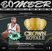 Load image into Gallery viewer, 🚨(NOW A FILLER) - MONDAY - 2023/24 Panini Crown Royale Basketball 16 Box Case Break - Pick Your Team #5 - Live 5/20/24
