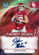 Load image into Gallery viewer, WEDNESDAY - 2025 Bowman University Best Football Hobby 12 Box Case Break - Pick Your Team #1 - Live 12/10/25