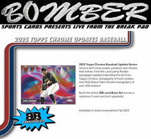 Load image into Gallery viewer, WEDNESDAY - 2025 Topps Chrome Update Series Baseball Jumbo 8 Box Case Break - Pick Your Team #9 - Live 12/10/25