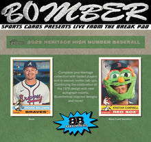 Load image into Gallery viewer, WEDNESDAY - 2025 Topps Heritage High Number Baseball 12 Box Case Break - Pick Your Team #2 - Live 12/17/25