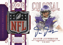 Load image into Gallery viewer, WEDNESDAY - 2025 Panini National Treasures Football Hobby 4 Box Case Break - Pick Your Team #4 - Live 2/18/26