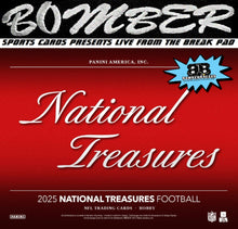 Load image into Gallery viewer, WEDNESDAY - 2025 Panini National Treasures Football Hobby 4 Box Case Break - Pick Your Team #4 - Live 2/18/26