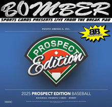 Load image into Gallery viewer, WEDNESDAY - 2025 Panini Prospect Edition Baseball Hobby 5 Box Half Break - Pick Your Team #1 - Live 3/11/26