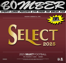 Load image into Gallery viewer, 5:05pm ET - 🚨(NOW A FILLER - Browns, Patriots, Titans In!) - FRIDAY - 2025 Panini Select Football Hobby 6 Box Half Case Break - Pick Your Team #8 - Live 3/27/26