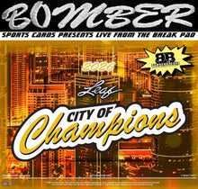 Load image into Gallery viewer, 11:30pm ET - THURSDAY - 2026 Leaf City of Champions Multi-Sport Hobby 2-Box Break - Random Checklist #2 - (15 Names Per Spot) - Live 10/8/26