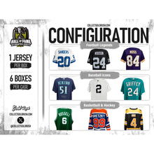 Load image into Gallery viewer, THURSDAY - 2026 Gold Rush Series 3 Hall of Fame Autographed Multi-Sport Jersey Edition 6-Box Case Break - Random Checklist #2 (4 Names Per Spot) - Live 9/24/26