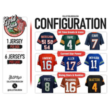 Load image into Gallery viewer, SUNDAY - 2026 Gold Rush Series 6 Autographed Football Jerseys - 6 Box Case Break - Random Team #1 - Live 10/11/26