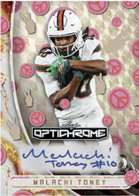 Load image into Gallery viewer, MONDAY - 2026 Leaf Optichrome Football Hobby 3-Box Break - Random Checklist #1 (24 Per Spot) - Live 6/8/26