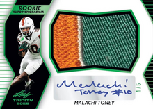 Load image into Gallery viewer, FRIDAY - 2026 Leaf Trinity Football Hobby 5-Box Break - Random Checklist #1 - (10 Names Per Spot) - Live 8/21/26