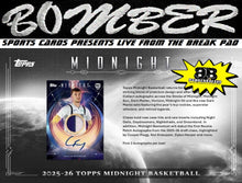 Load image into Gallery viewer, 3:20pm ET - 🚨(NOW A FILLER - Spurs, Lakers, Warriors In!) - FRIDAY - 2025/26 Topps Midnight Basketball Hobby 4 Box Half Case Break - Pick Your Team #1 - Live 1/30/26