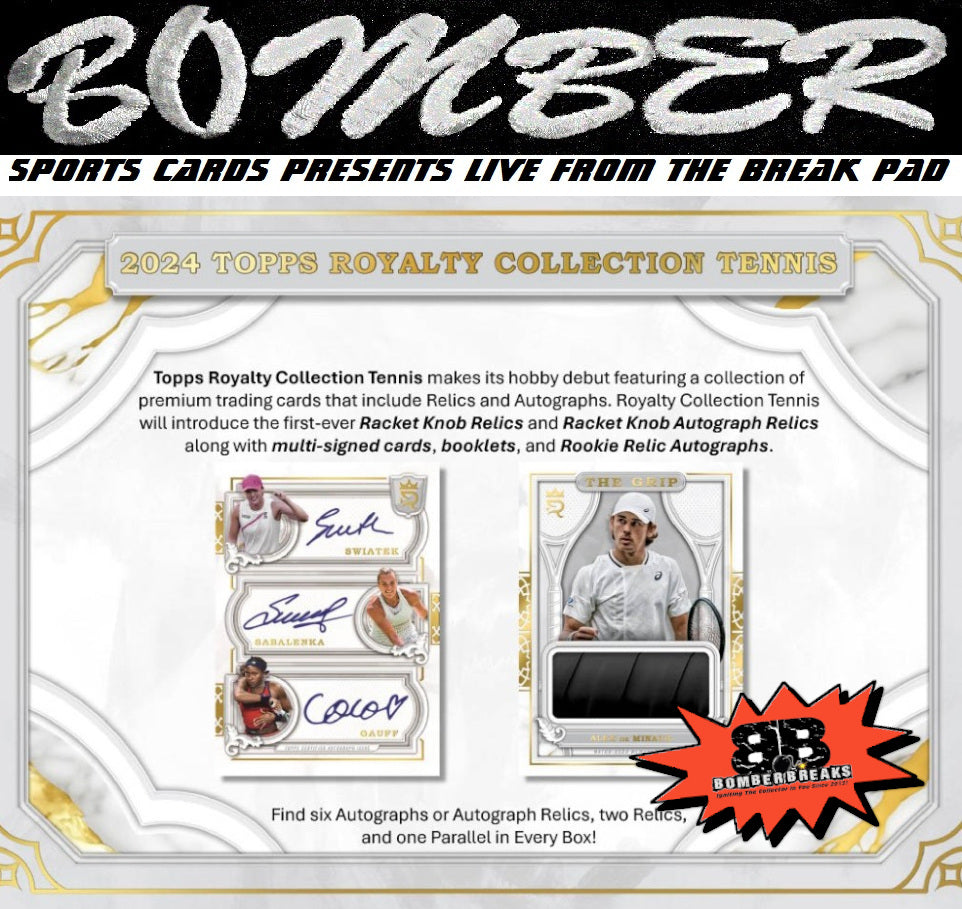 THURSDAY - 2024 Topps Royalty Tennis 1 Box Break - Random