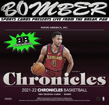 Load image into Gallery viewer, 8:40pm EST - (NOW A FILLER) - SUNDAY - 2021/22 Panini Chronicles Basketball 6 Box Half Case Break - Pick Your Team #4 - Live 9/25/22