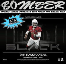 Load image into Gallery viewer, 8:45pm EST WEDNESDAY - 2021 Panini Black Football 6 Box Half Case Break - Pick Your Team #11 (NOW A FILLER) - Live 1/19/22