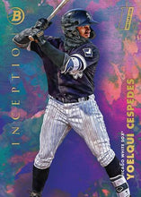 Load image into Gallery viewer, 6:40pm EST THURSDAY - 2021 Bowman Inception Baseball 8 Box Half Case Break - Pick Your Team #11 (NOW A FILLER) - Live 1/13/22