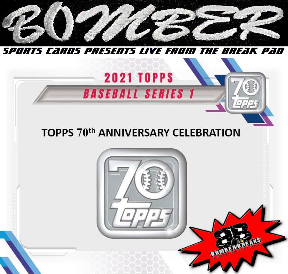  2021 Topps Series 1 Baseball 70 Years of Topps