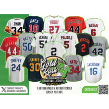 Load image into Gallery viewer, THURSDAY - 2026 Gold Rush Series 4 Autographed Baseball Jerseys 6-Box Case Break - Random Team #1 - Live 10/8/26
