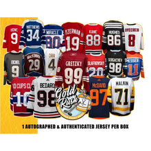 Load image into Gallery viewer, SUNDAY - 2026 Gold Rush Autographed Hockey Jerseys 6-Box Case Break - Random Team #1 - Live 7/19/26
