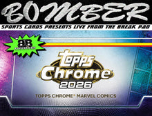 Load image into Gallery viewer, THURSDAY - 2026 Topps Marvel Comics Chrome Blaster 20 Box Half Case Break - Random Number #1 - Live 7/3/26
