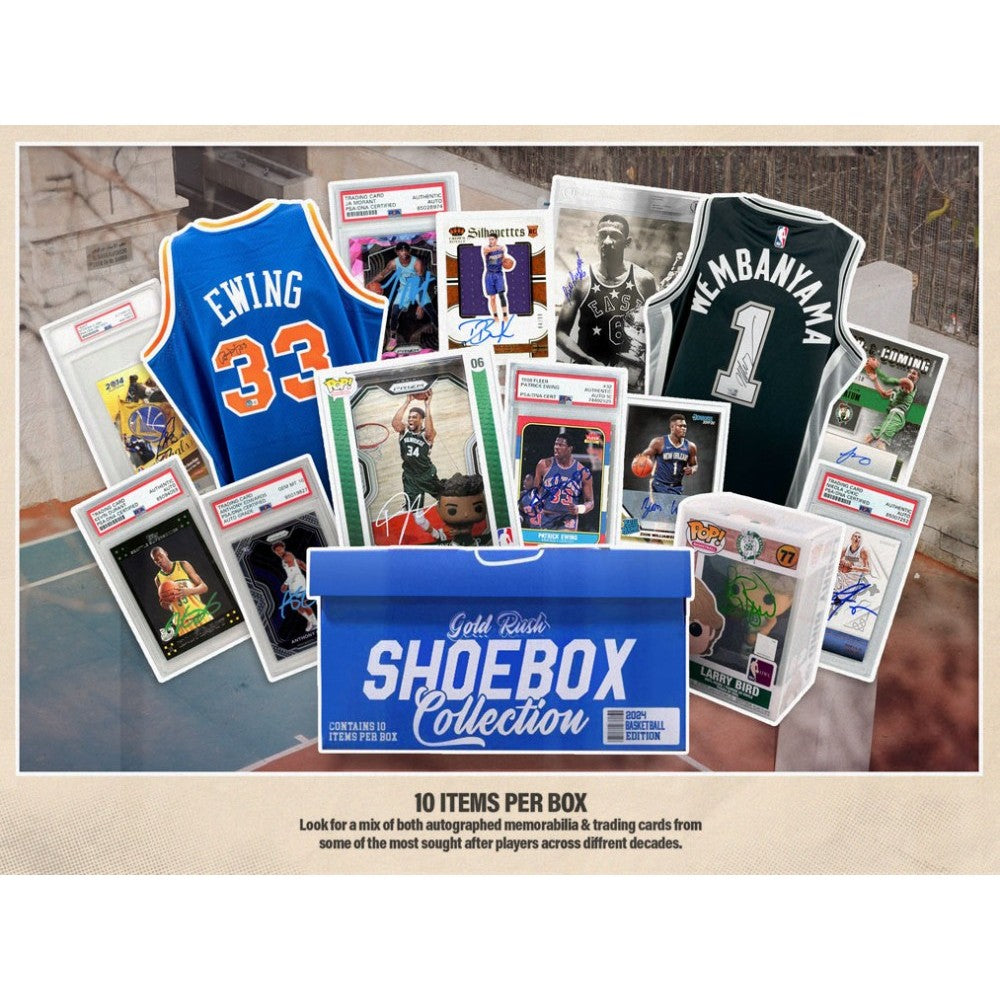 WEDNESDAY - 2024 Gold Rush Shoebox Collection Basketball Edition Box Break - Random Team #4 - Live 1/22/25