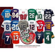 Load image into Gallery viewer, SUNDAY - 2026 Gold Rush Autographed Football Jerseys - 6 Box Case Break - Random Team #1 - Live 1/11/26
