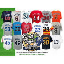 Load image into Gallery viewer, THURSDAY - 2026 Gold Rush Series 2 Autographed Baseball Jerseys 6-Box Case Break - Random Team #2 - Live 5/7/26
