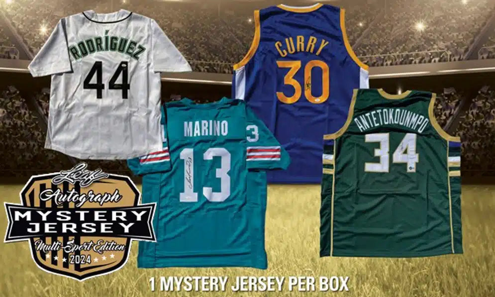 SUNDAY - 2024 Leaf Autograph Mystery Jersey Multi-Sport Edition 10 Box Case Break - Random Hit #3 - Live 2/23/25