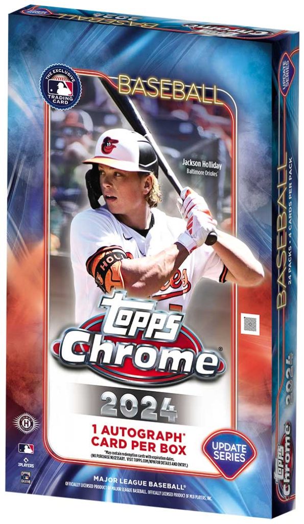 THURSDAY 2024 Topps Chrome Update Series Baseball Hobby 6 Box Case