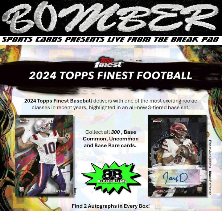 THURSDAY - 2024 Topps Finest Hobby Football 4 Box Half Case Break - Pick Your Team #9 - Live 12/11/25