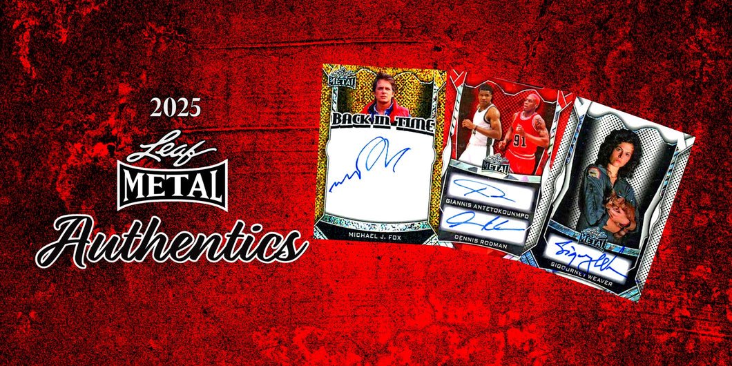 MONDAY - 2025 Leaf Metal Authentics 2 Box Break - Random Checklist #2 (3 Names per Spot) - Live 8/25/25