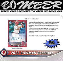 Load image into Gallery viewer, WEDNESDAY - 2025 Bowman Baseball Hobby 12 Box Case Break - Pick Your Team #3 - Live 5/7/25

