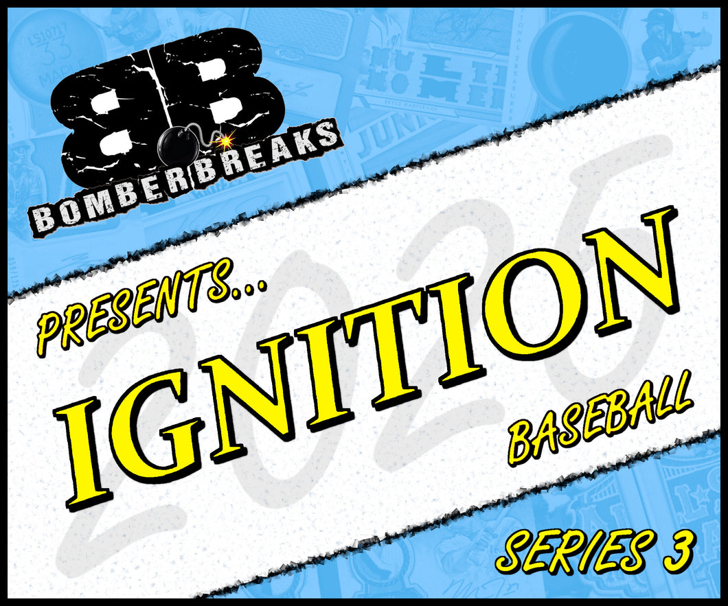 SUNDAY - 2025 Ignition Baseball Series 3 - 12 Pack Case Break - Random Team #3 - Live 8/24/25