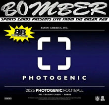 Load image into Gallery viewer, WEDNESDAY - 2025 Panini Photogenic Football Hobby 7 Box Half Case Break - Pick Your Team #6 - Live 8/26/26
