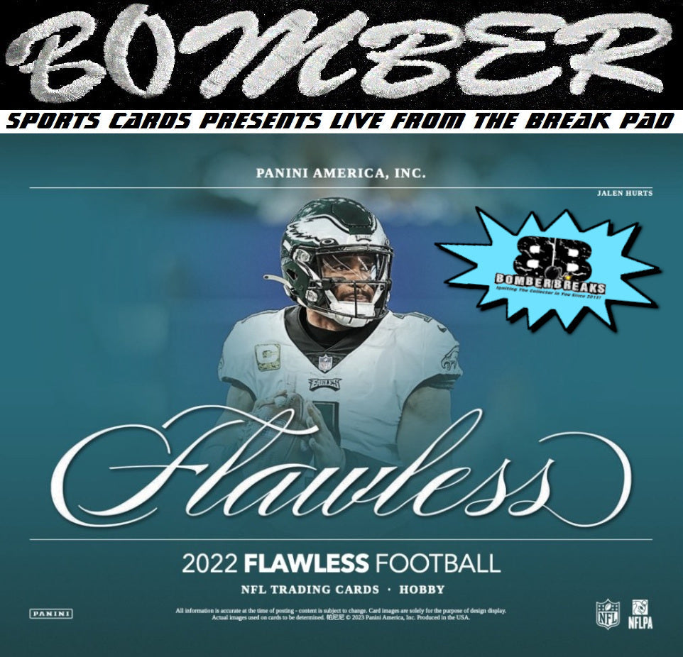 🚨(NOW A FILLER) - (3 Entries/$200 ADDED - WEDNESDAY BREAK CREDIT FILL BONUS ESCALATOR!* AND No Hits Entered for Credit!) - 2022 Panini Flawless Football 2 Box Case Break - Pick Your Team #3 - Live 10/4/23