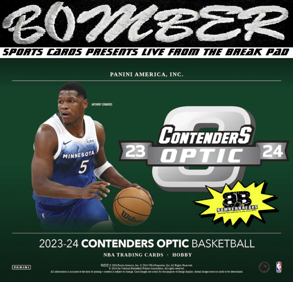 WEDNESDAY - 2023/24 Panini Contenders Optic Basketball 10 Box Half Case Break - Pick Your Team #2 - Live 1/22/25