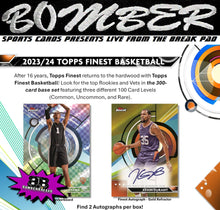 Load image into Gallery viewer, THURSDAY - 2023/24 Topps Finest Basketball Delight 5 Box Half Case Break - Pick Your Team #6 - Live 1/23/25
