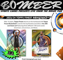 Load image into Gallery viewer, THURSDAY - 2023/24 Topps Finest Basketball Hobby 8 Box Case Break - Pick Your Team #1 - Live 1/23/25
