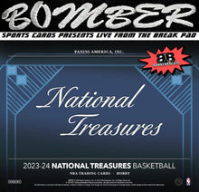 Load image into Gallery viewer, 🚨(Group A - SERIAL NUMBER FILLER - Warriors/Hornets/76ers) - WEDNESDAY - 2023/24 Panini National Treasures Basketball 4 Box Case Break - Pick Your Team #2 - Live 1/22/25
