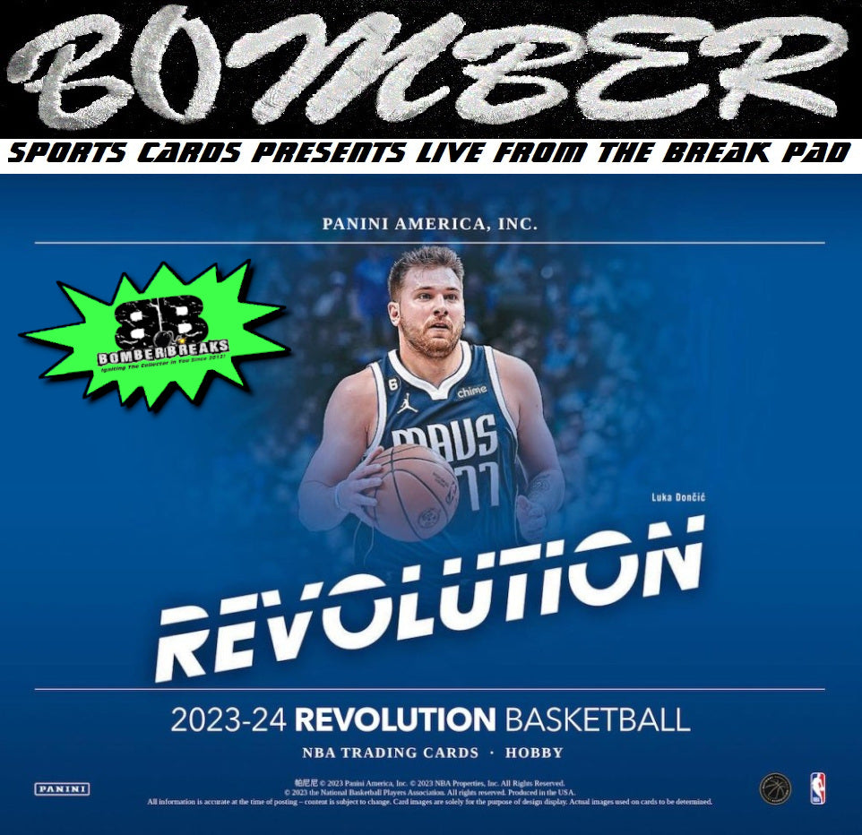 (💰$100 Break Credit Giveaway*) - SUNDAY - 2023/24 Panini Revolution Basketball 8 Box Half Case Break - Random Team #1 - Live 5/5/24