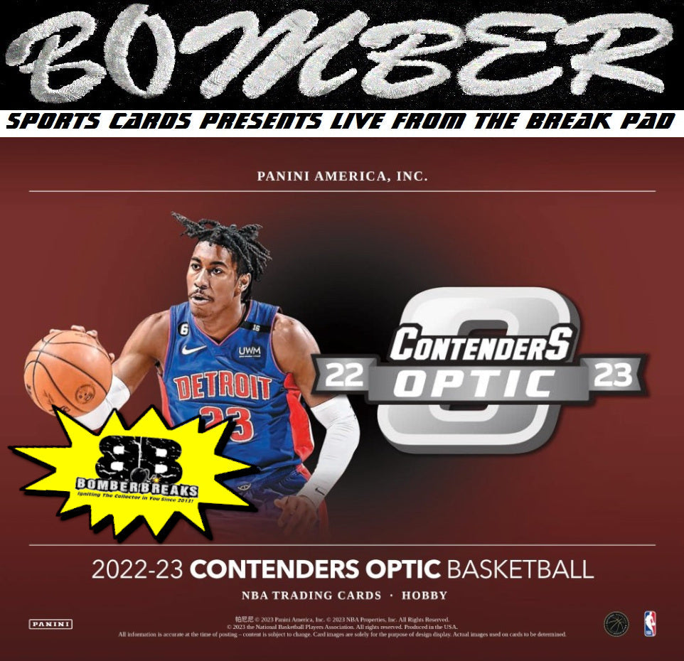 WEDNESDAY - 2022/23 Panini Contenders Optic Basketball 5 Box Break - Random Team #2 - Live 11/29/23