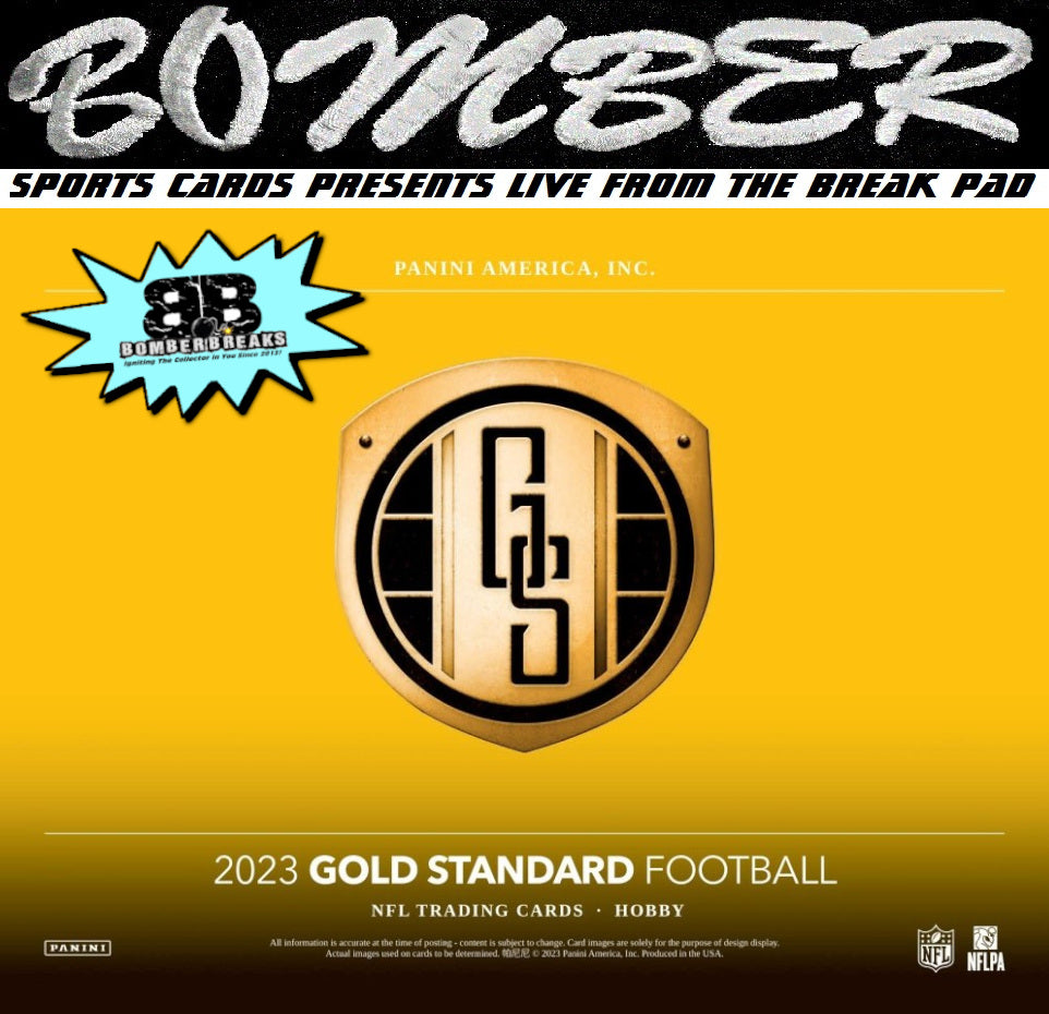 🚨(NOW A FILLER) - WEDNESDAY - 2023 Panini Gold Standard Football 6 Box Half Case Break - Pick Your Team #8 - Live 11/29/23