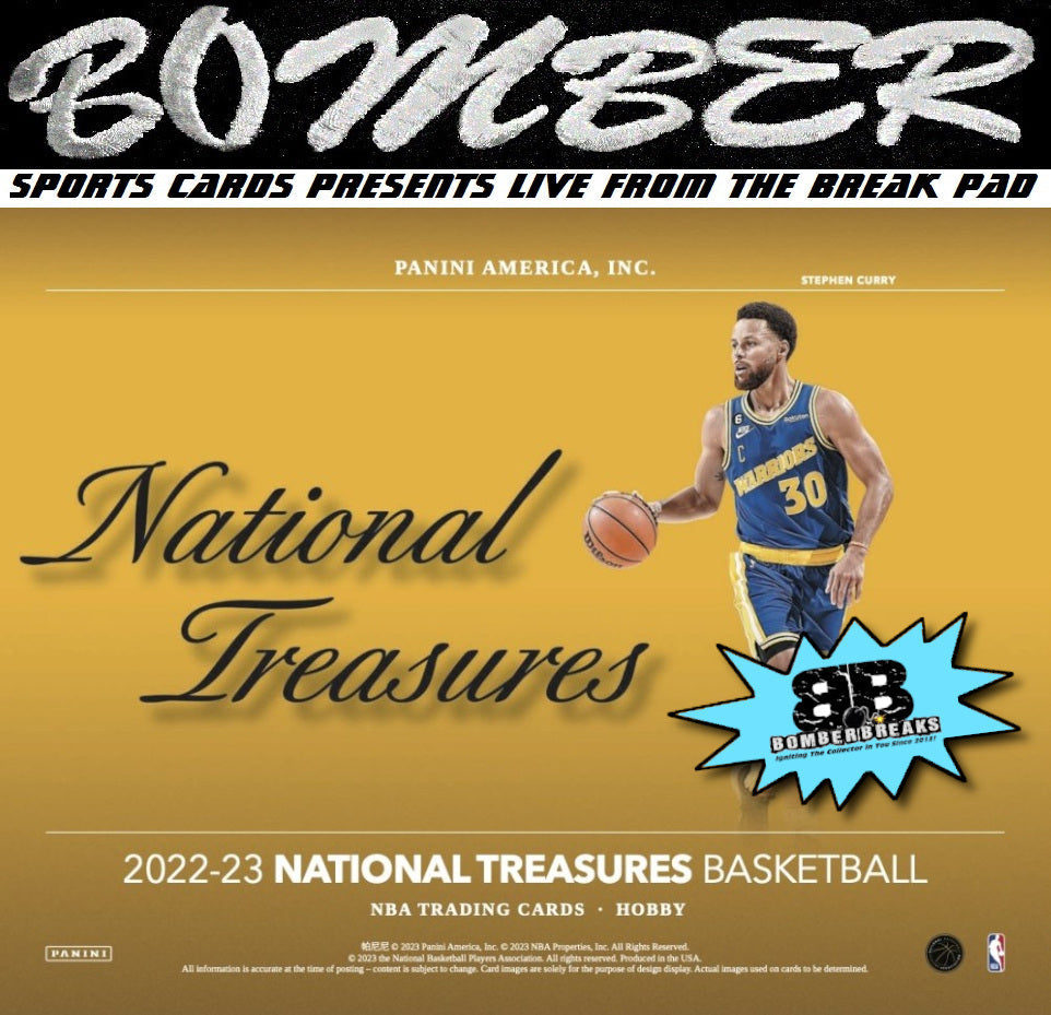 (30% Off With Code Boom30) WEDNESDAY - 2022/23 Panini National Treasures Basketball 4 Box Break - Pick Your Team #2 - Live 11/29/23