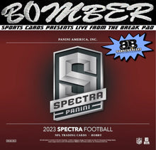 Load image into Gallery viewer, 🚨(NOW A FILLER) - WEDNESDAY - 2023 Panini Spectra Football 4 Box Half Case Break - Pick Your Team #8 - Live 5/8/24

