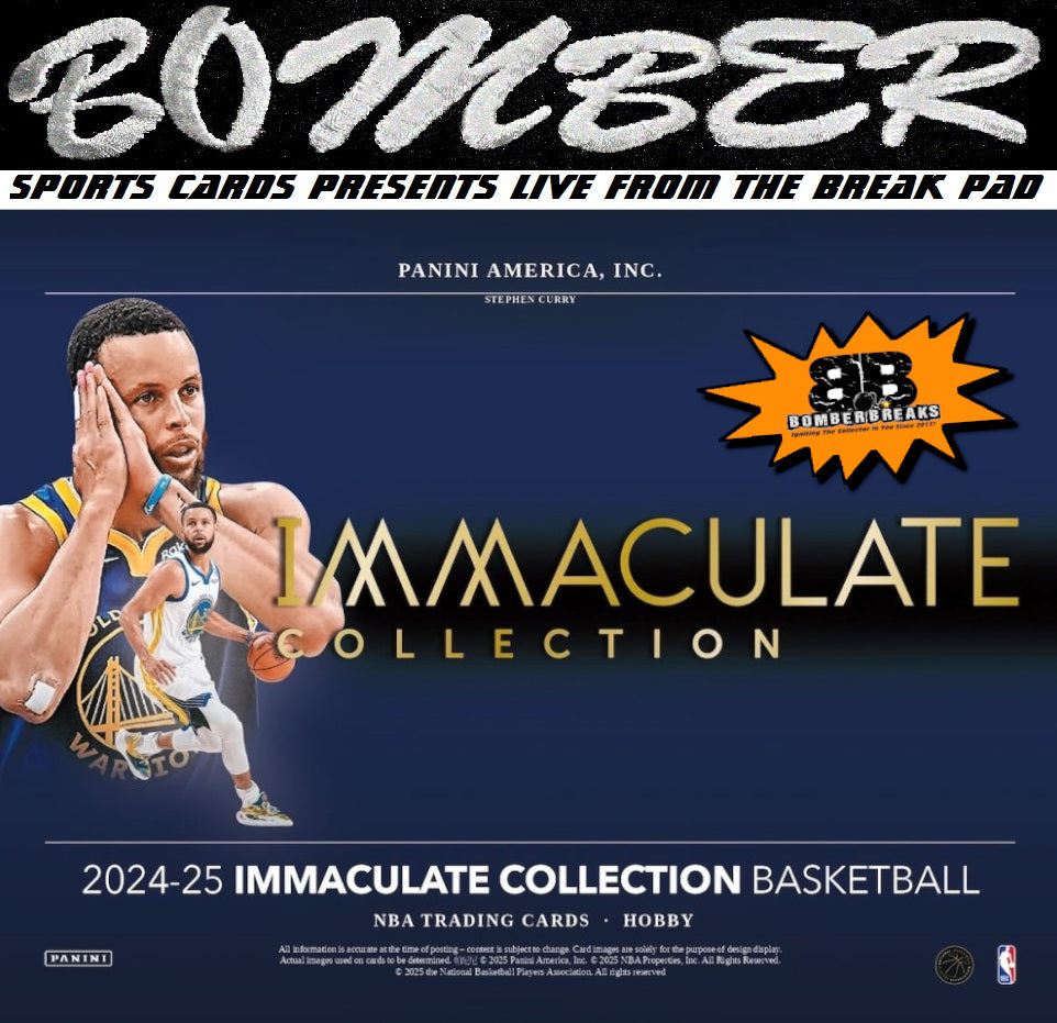 🚨(NOW A FILLER - Lakers, Warriors, Spurs In!) - MONDAY - 2024/25 Panini Immaculate Basketball Hobby 5 Box Case Break - Pick Your Team #1 - Live 9/29/25